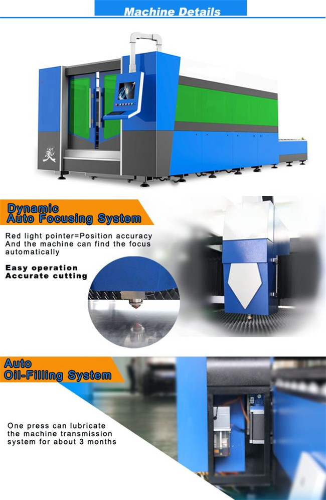מכונת חיתוך מתכת לייזר סיב 1500w