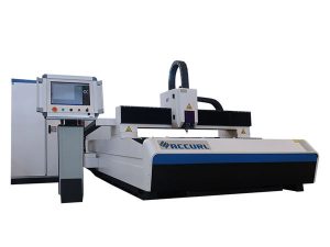 מכונת חיתוך לייזר צלחת פלדת פחמן cnc, ציוד חיתוך לייזר סיבים