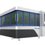 500 w מכונת חיתוך לייזר סיבי מתכת שולחן להב עם מערכת מסלול אור