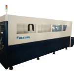 מכונת חיתוך צינור לייזר סיב שליטה cnc, חותך לייזר סיב אופטי כסף